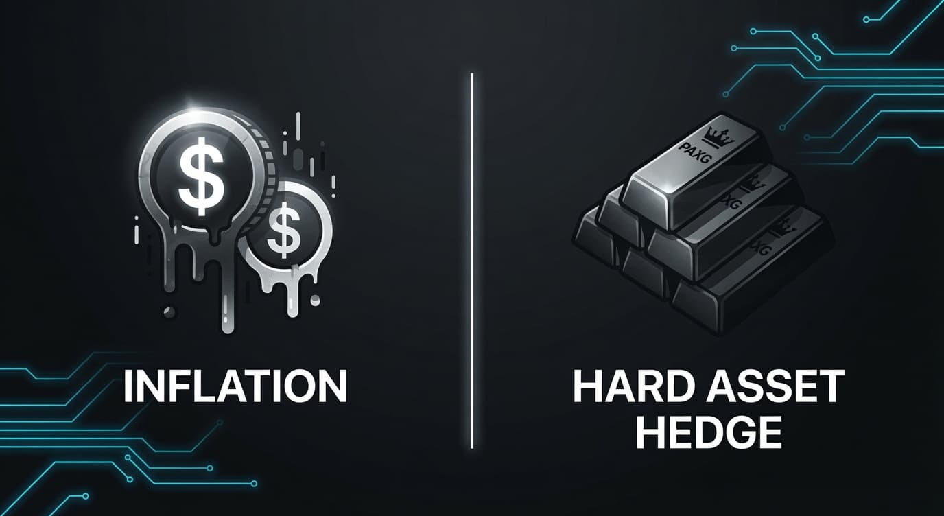 Inflation exposure compared against a hard asset hedge.