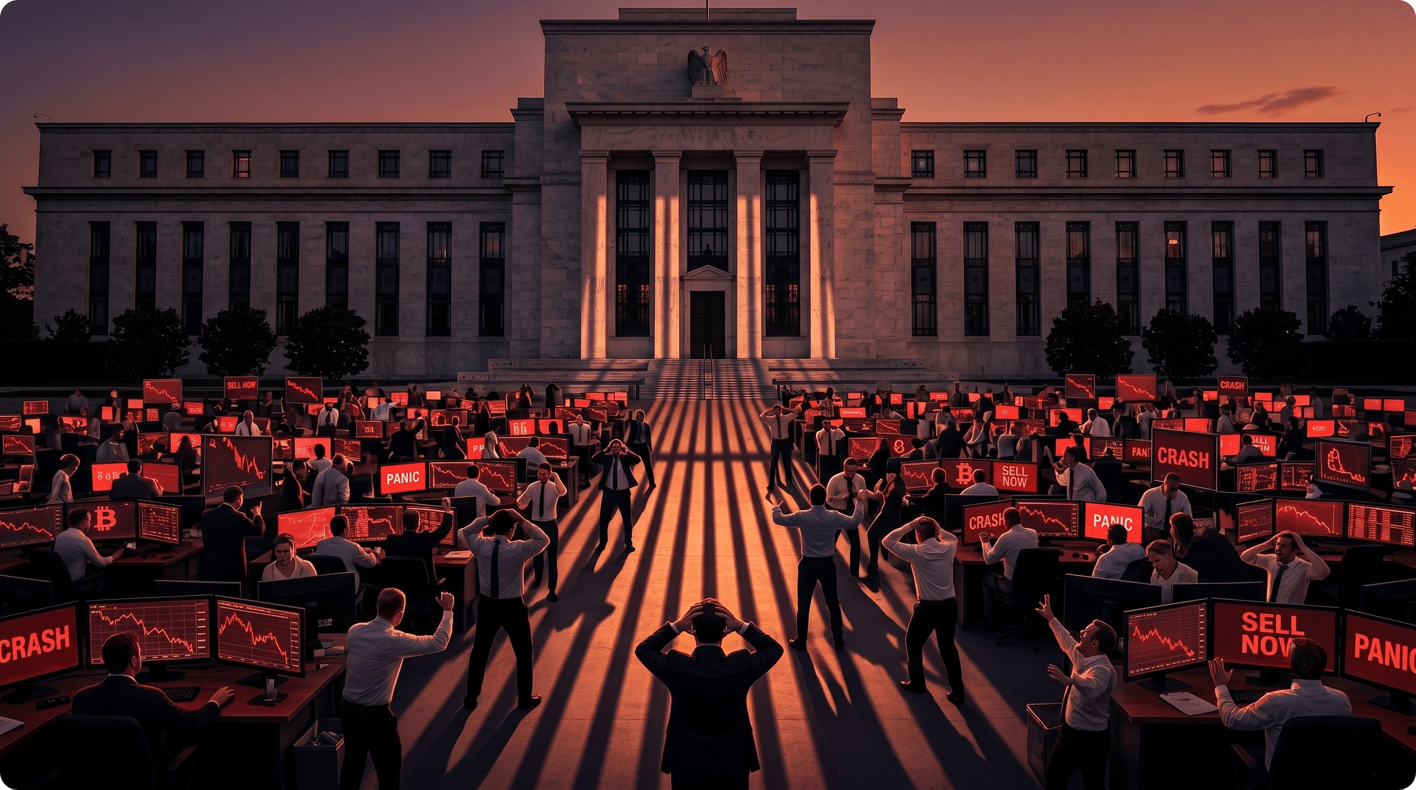 Fed Flip: rate hike odds casting a shadow over crypto risk assets.